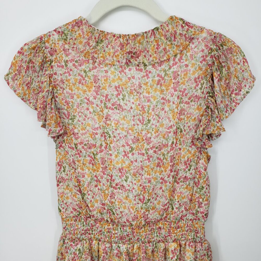 Parker Floral Print Ruffle Top - Picture 6 of 8